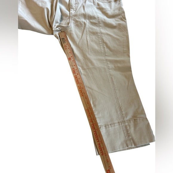 Democracy Ab Solution High Rise Wide Leg Ankle Cream Denim Womens Size 24W NWOT. - Picture 10 of 11